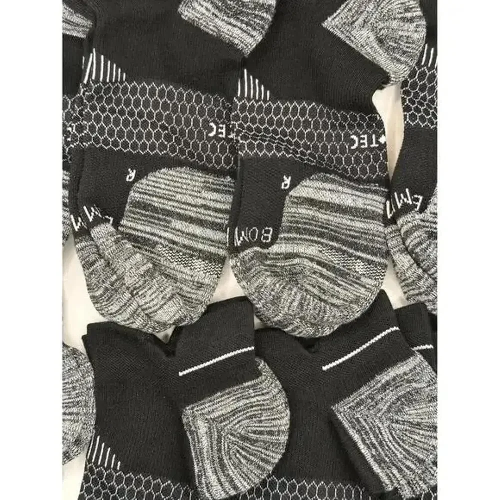NWOT Bombas Black Men's Run Ankle Sock 3-Pack - L (9.5-13) - Picture 5 of 6